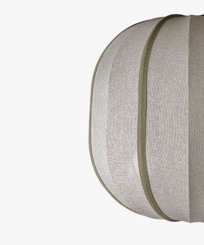 Thea Orb Olive & Natural Pendant