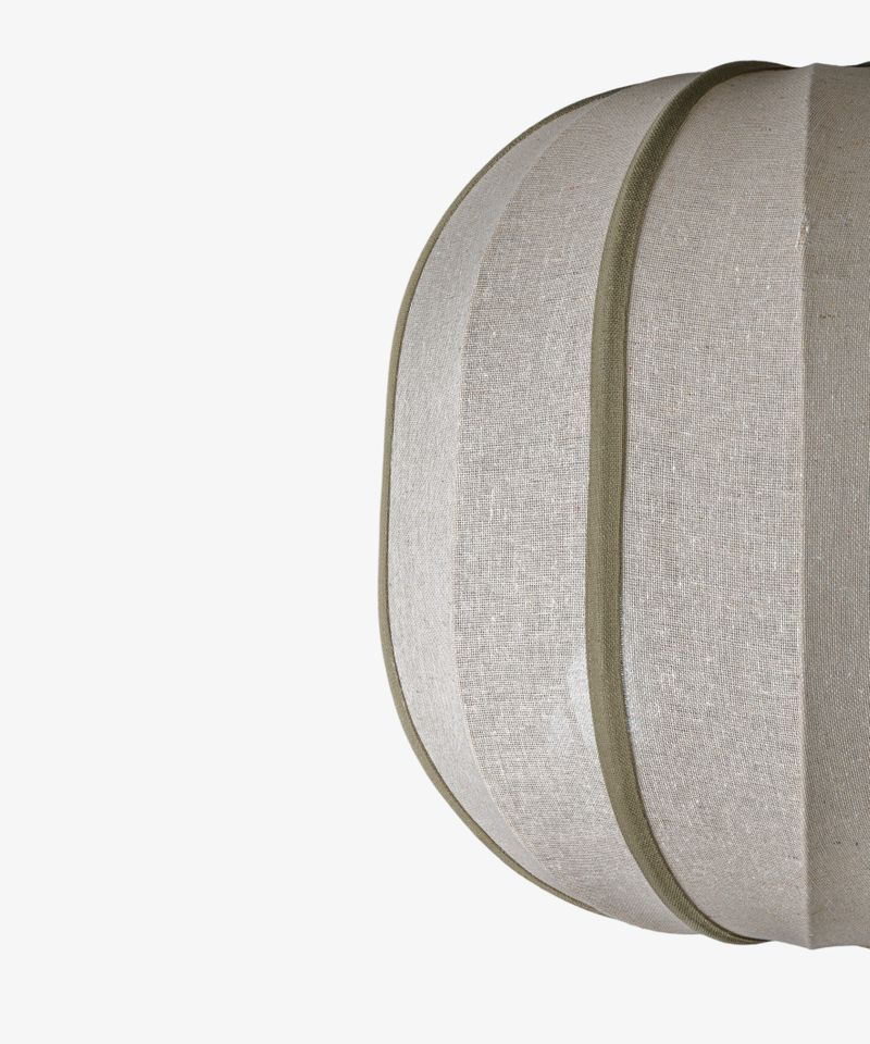 Thea Orb Olive & Natural Pendant