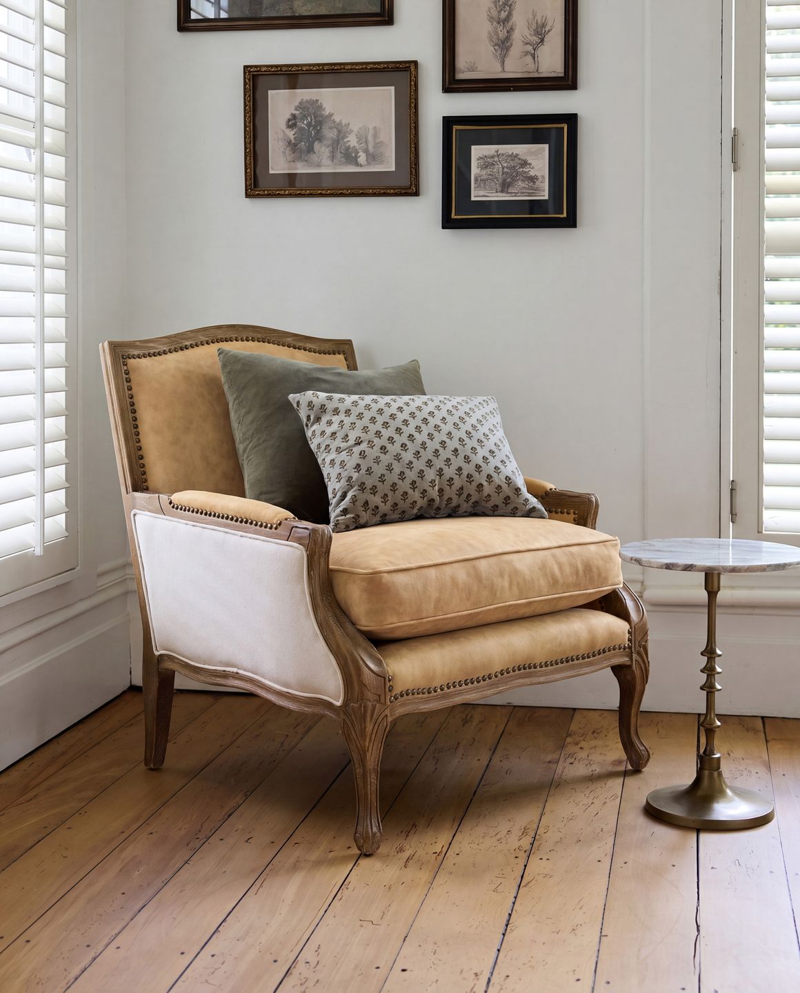 Harvey Leather Armchair