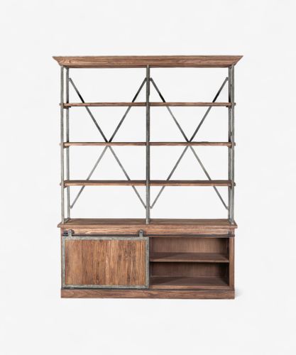 Sliding Door Bookshelf