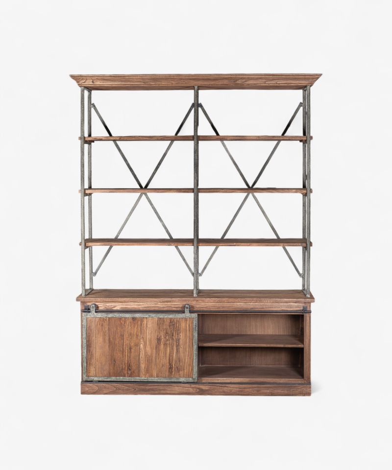 Sliding Door Bookshelf