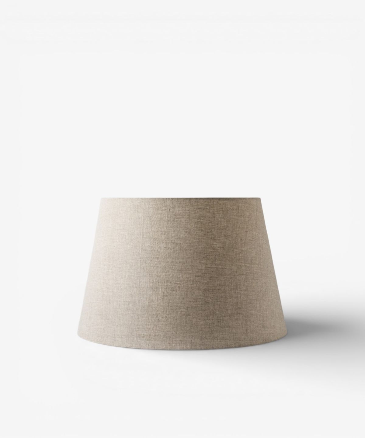 Tapered Drum Linen Shade Natural 45cm