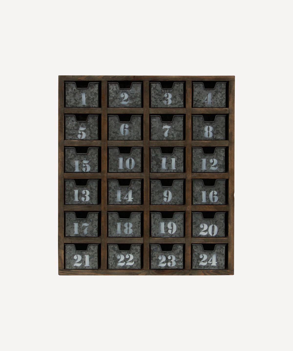 Rustic Wall Shelf with Drawers