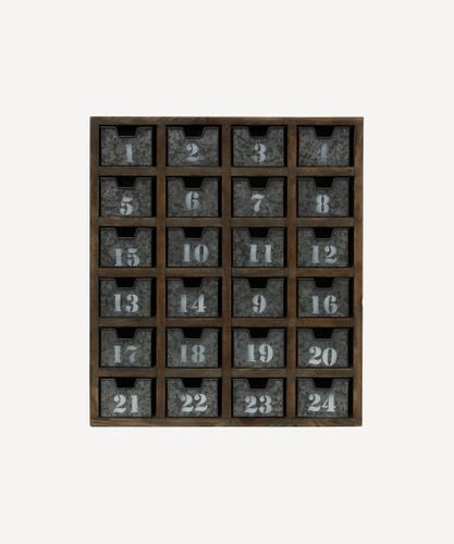 Rustic Wall Shelf with Drawers