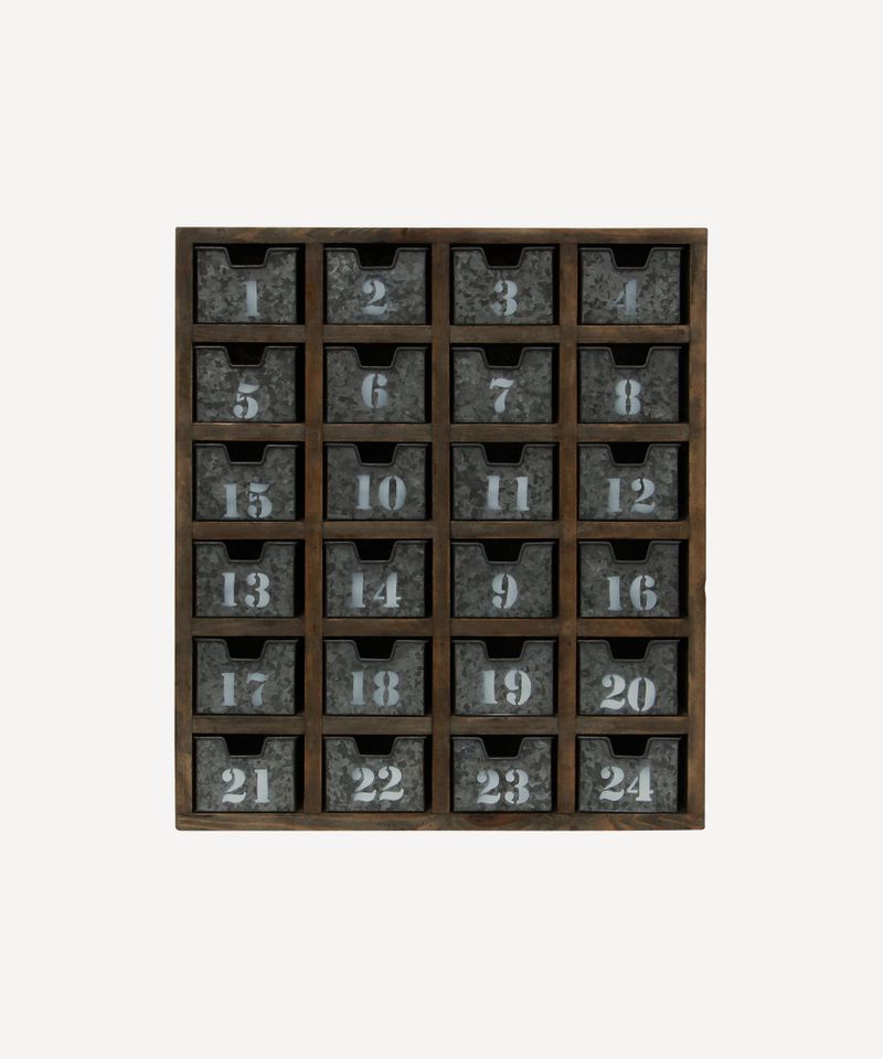 Rustic Wall Shelf with Drawers