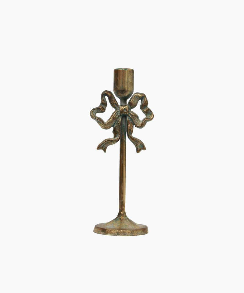 Bow Design Candleholder Medium