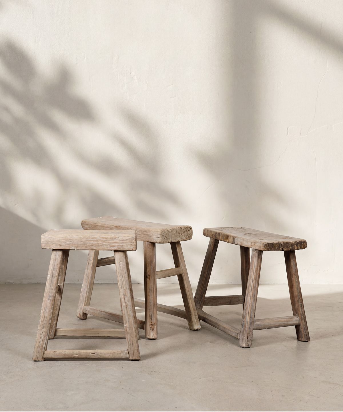 Foundry Wooden Stool Oversized