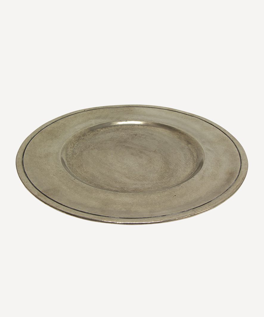 Pewter Charger Plate