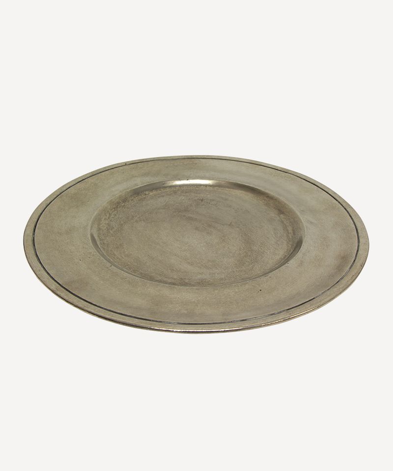 Pewter Charger Plate