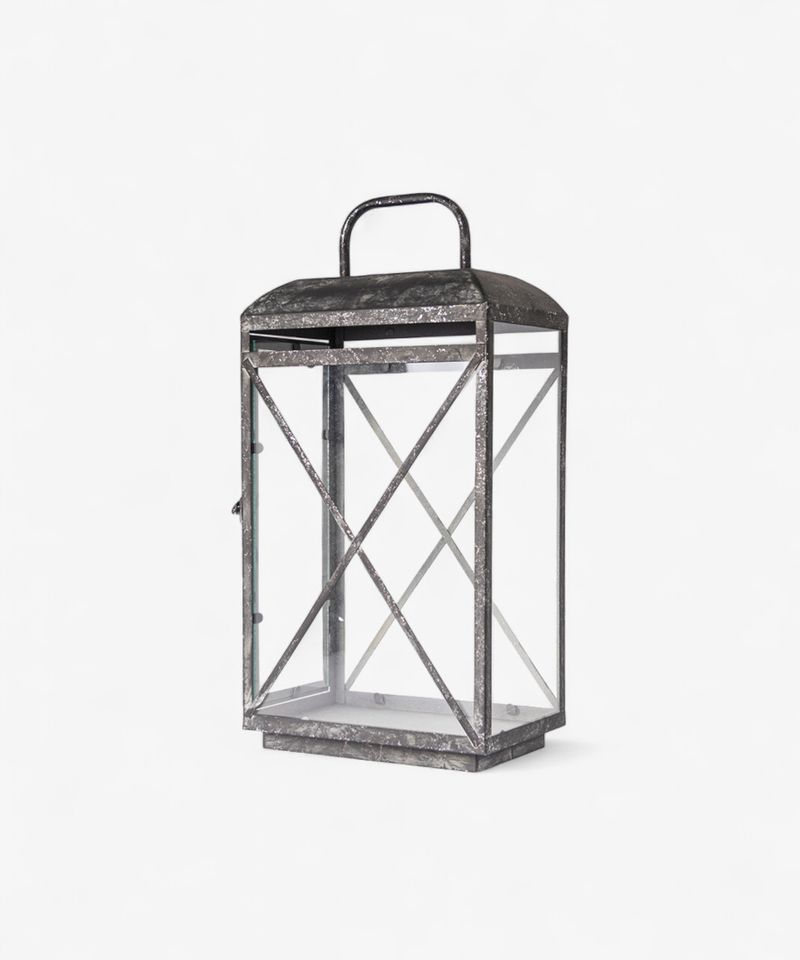 Jardin Lantern Large Aged Grey