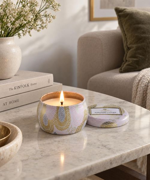 Panjore Lychee Decorative Candle Tin