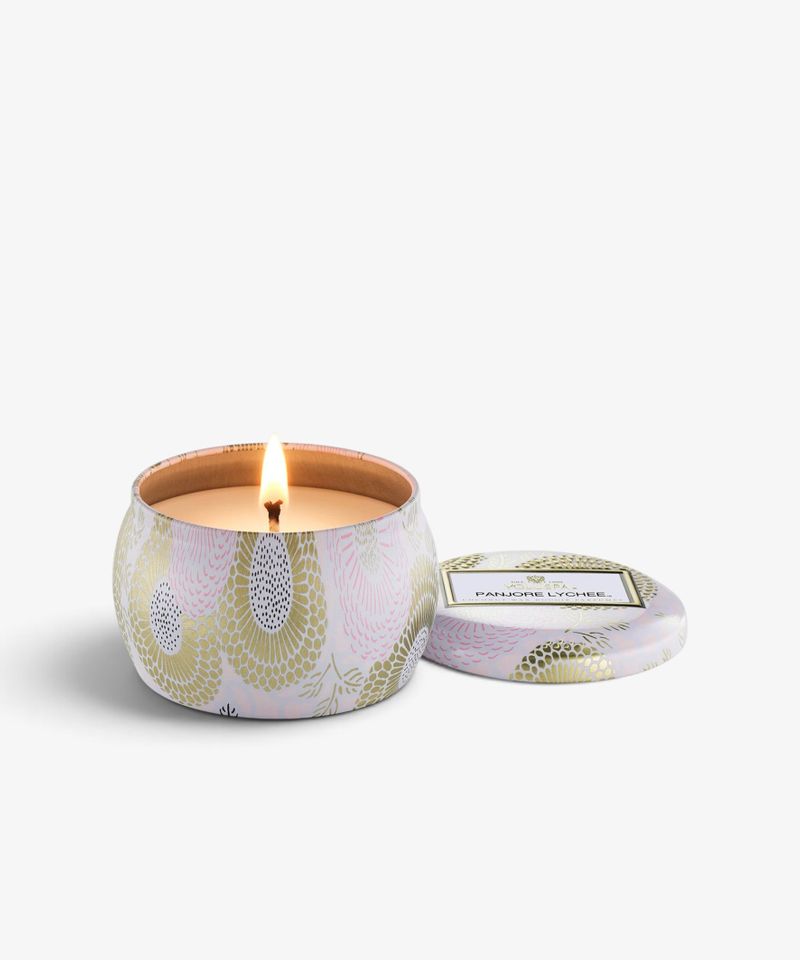 Panjore Lychee Decorative Candle Tin