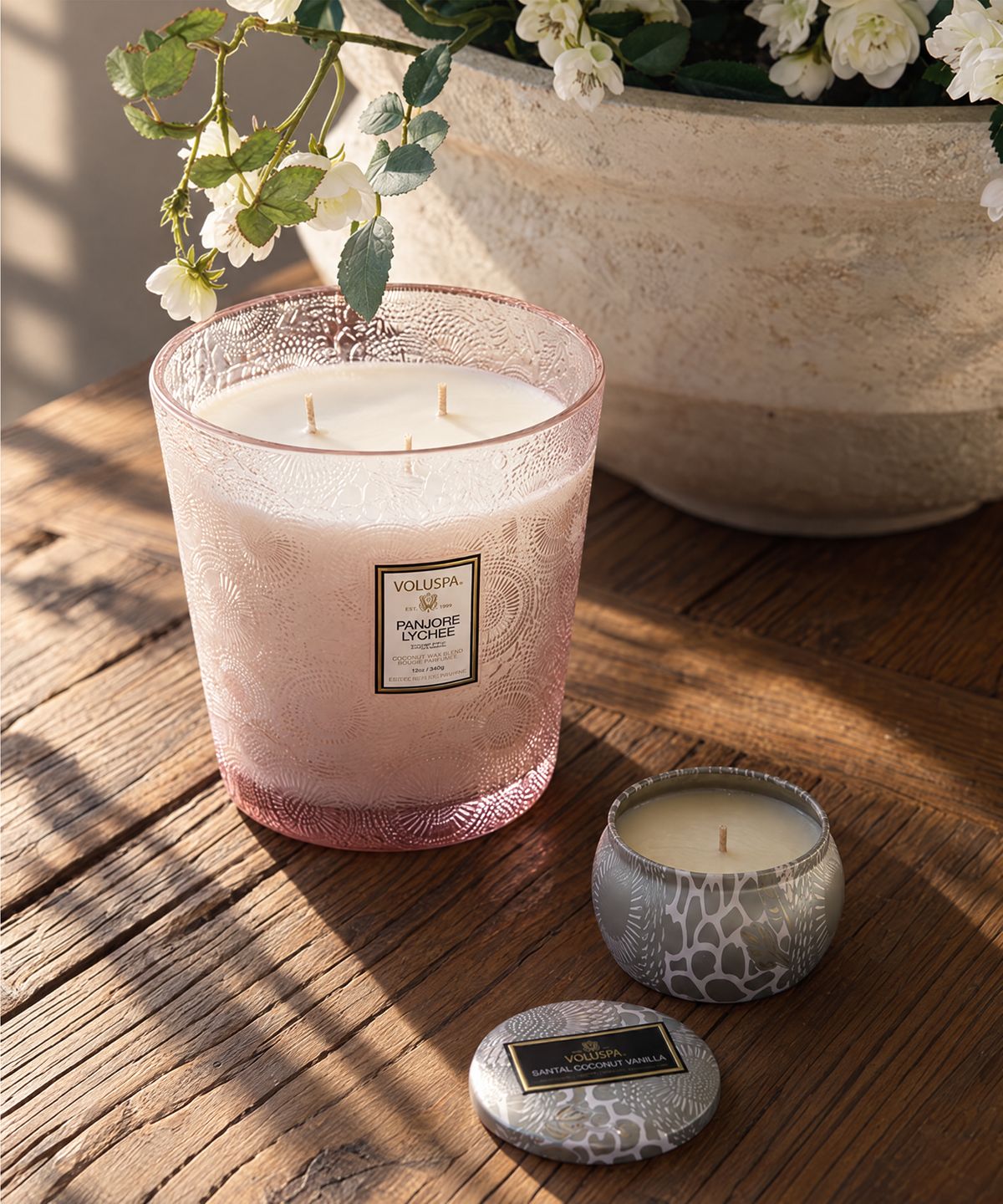 Panjore Lychee 3 Wick Hearth Candle