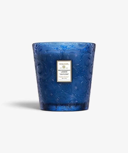 Mediterranean Lemon 3 Wick Hearth Candle