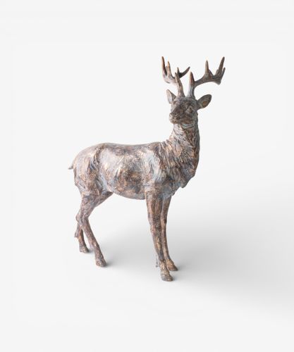 Sentinel Large Standing Reindeer Left Side