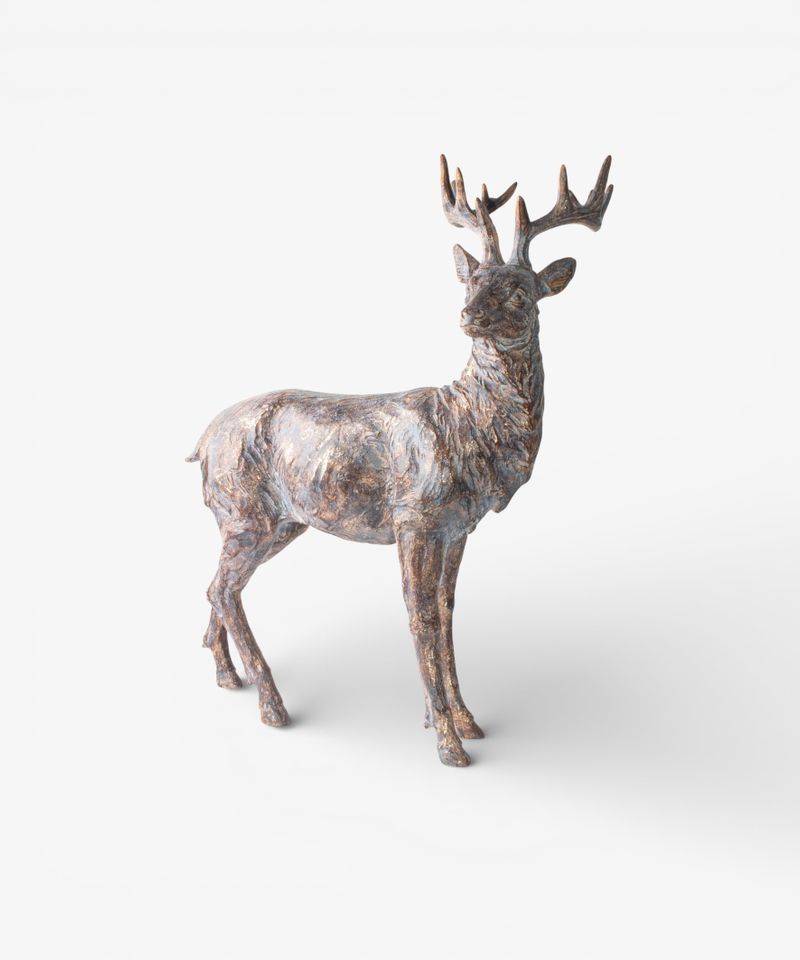 Sentinel Large Standing Reindeer Left Side