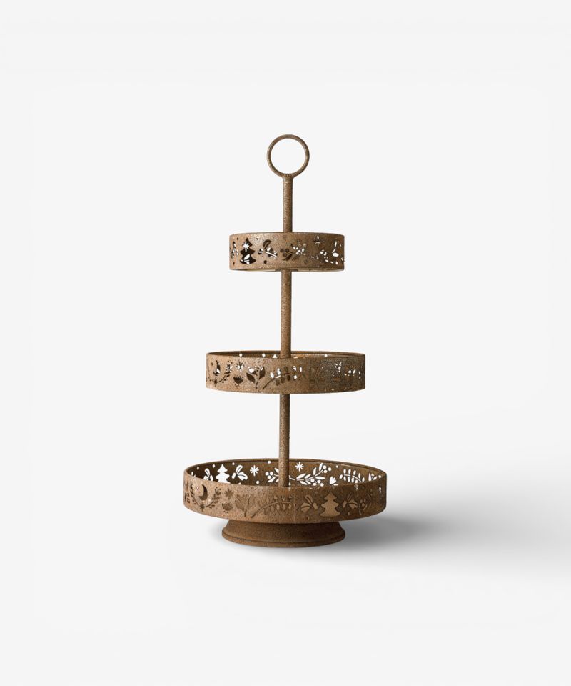 Yuletide Large Tiered Stand