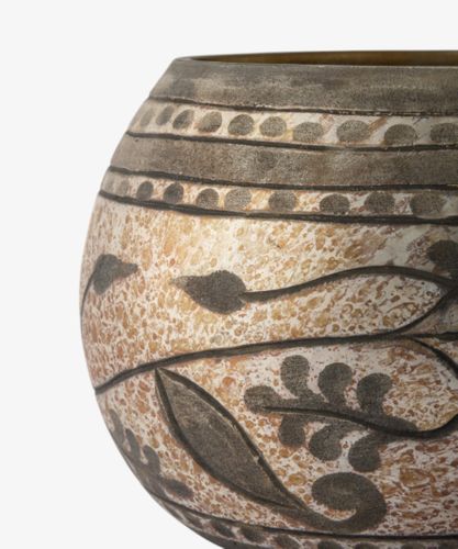 Silver Eclipse Round Votive