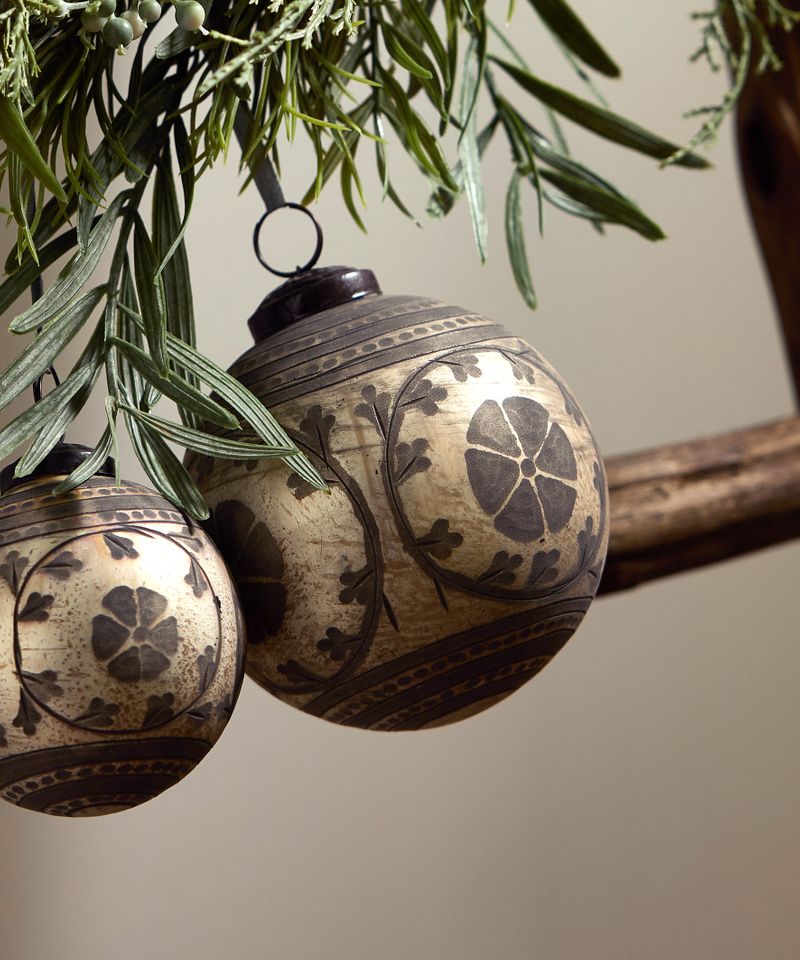 Silver Eclipse Large Hanging Ball