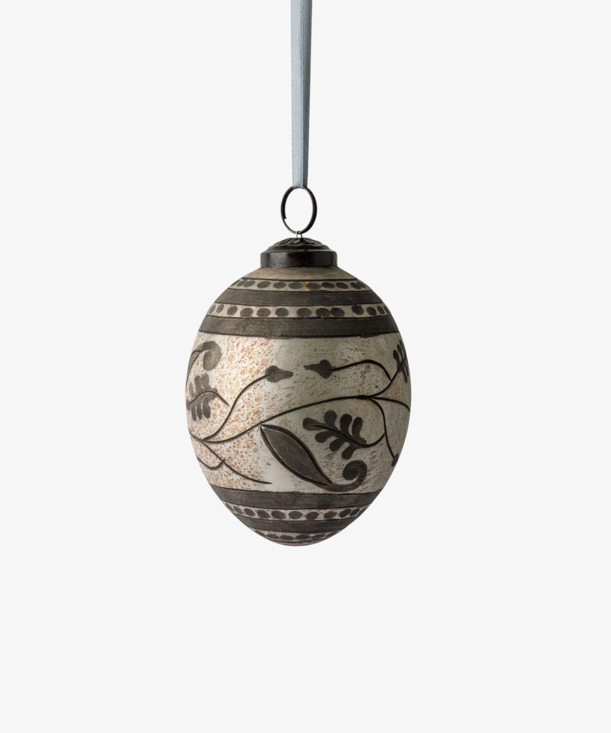 Silver Eclipse Large Hanging Egg