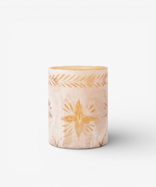 Starburst Etched Votive Large
