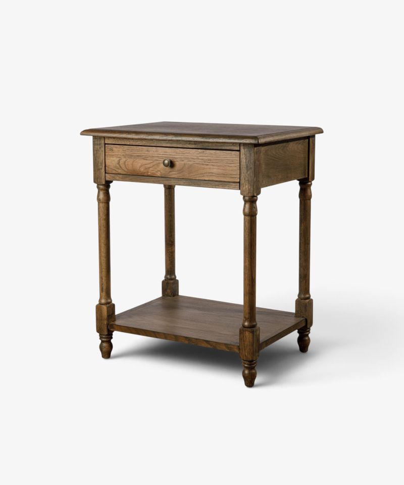 Chloe Bedside Oak Grey