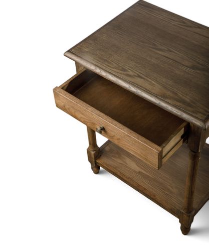 Chloe Bedside Oak Grey