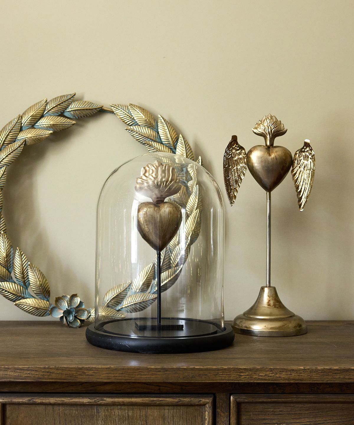 Milagro Heart With Wing D&eacute;cor