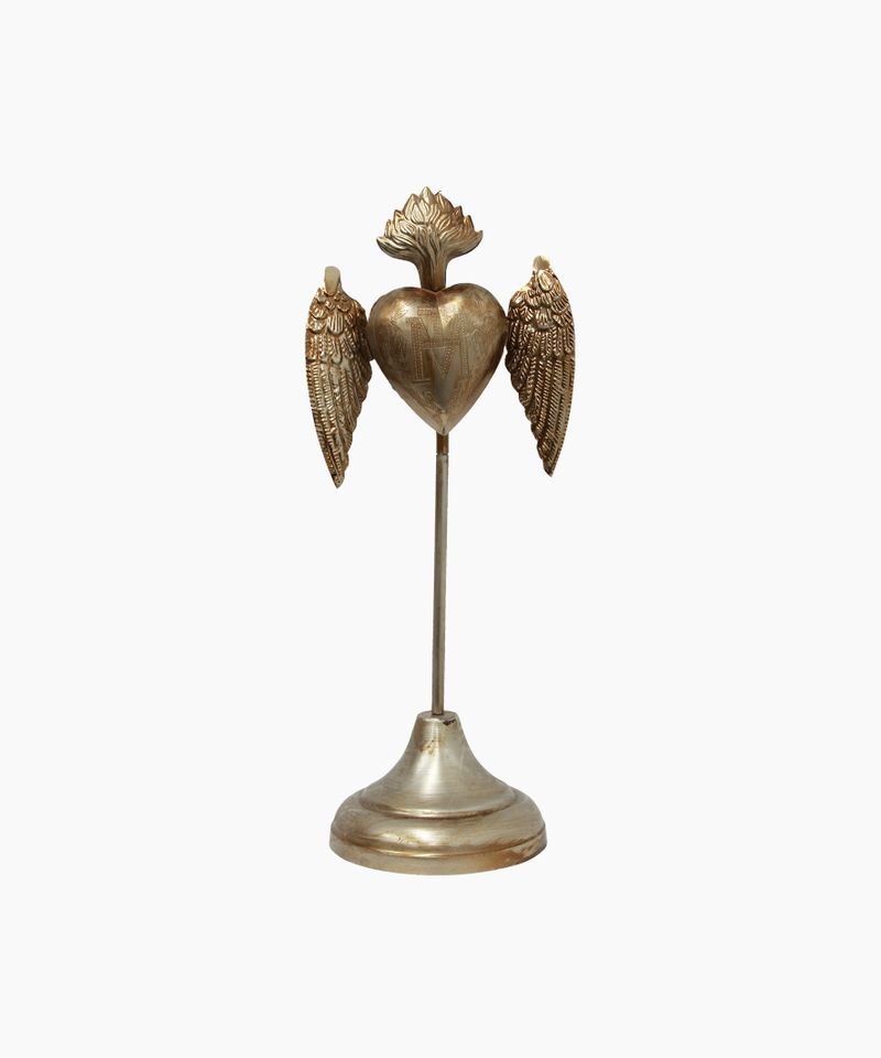 Milagro Heart With Wing D&eacute;cor