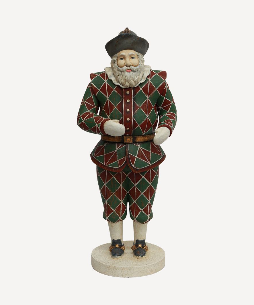 Grand Master Santa with Check Suit