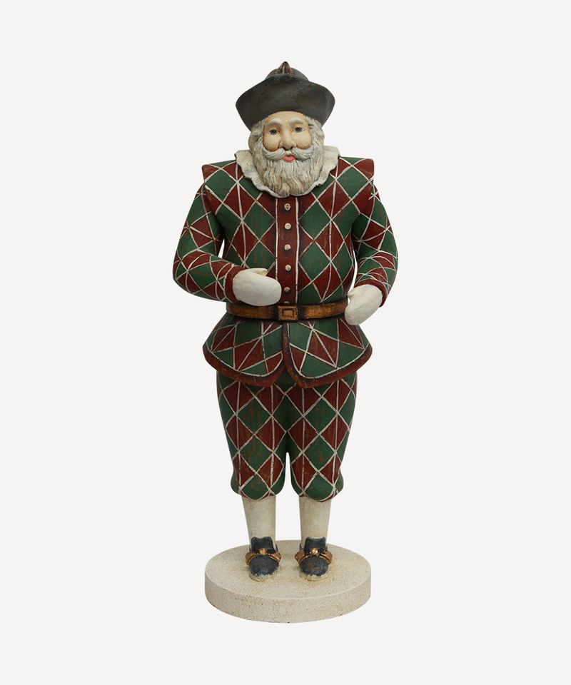 Grand Master Santa with Check Suit