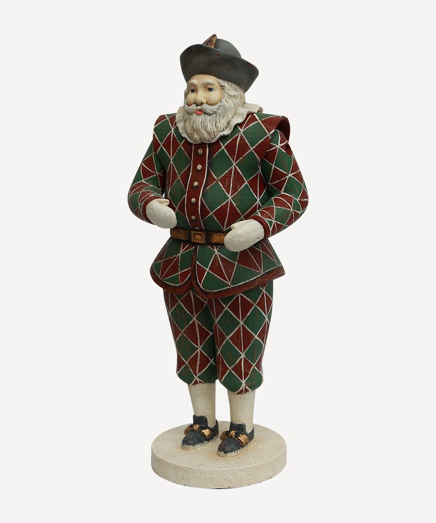 Grand Master Santa with Check Suit