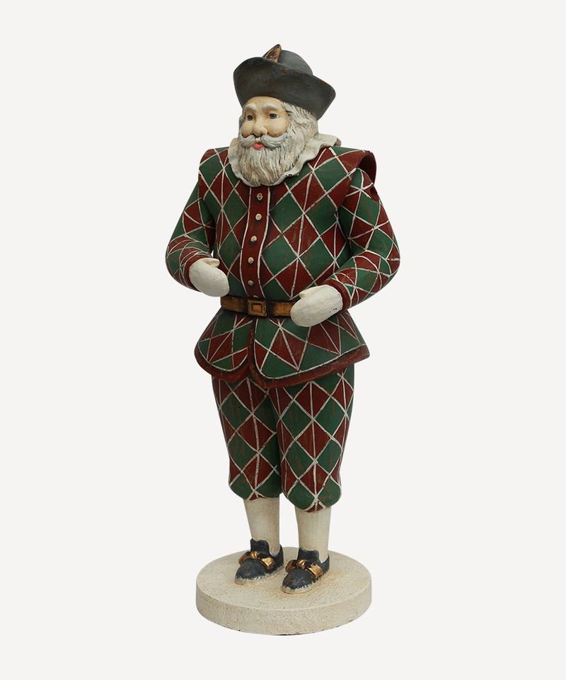 Grand Master Santa with Check Suit