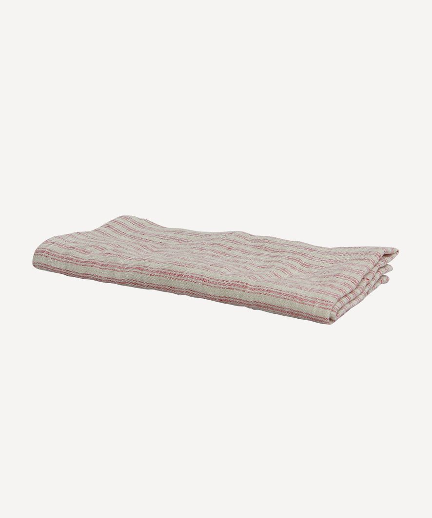 Red Narrow Stripe Napkin