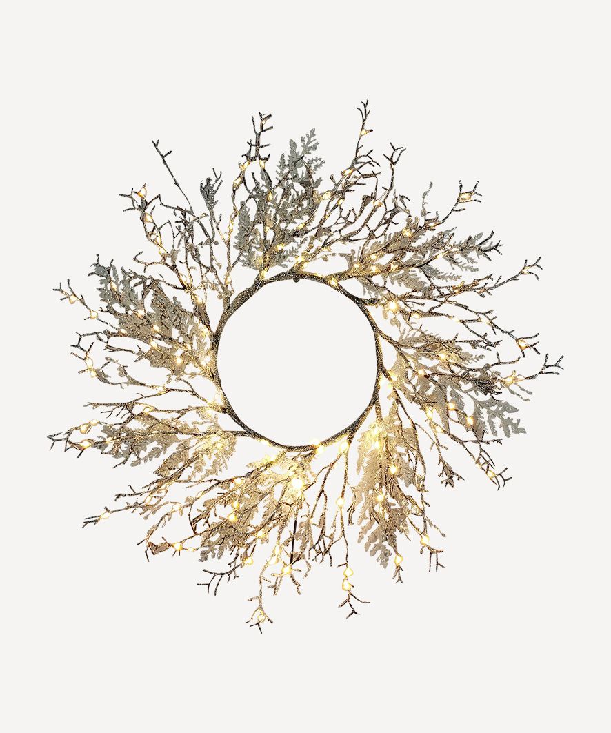 Embellished Light up Wreath 65cm