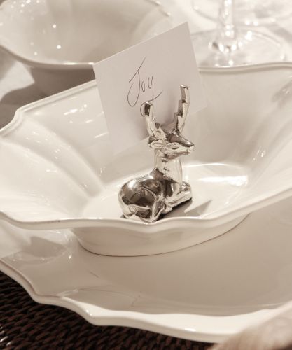 Reindeer Cardholder Silver