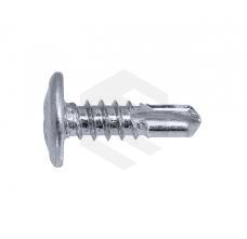8g-18x18 Self Drilling Metal Buttonhead Phillips Galv