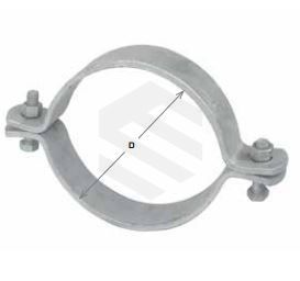 2 Piece Double Bolted Clamp - Heavy 80CU