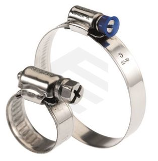 CLAMP SMPC 52-70mm STAINLESS NON-PERFORATED BAND (BLUE COLLAR)