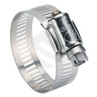 Hose clamp perforated 7-16mm SS