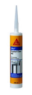 SIKA Crystal Clear MS Modified Silicones 300ml Cartridge / 12 per Box