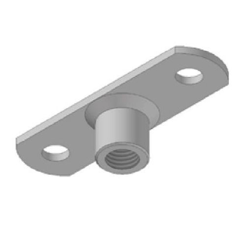 M10 Threaded Rod Base Plate Zinc