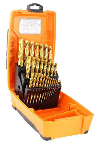 Alpha Tuffbox Drill Set Gold Series Imperial 1/16 - 1/2 29 pce