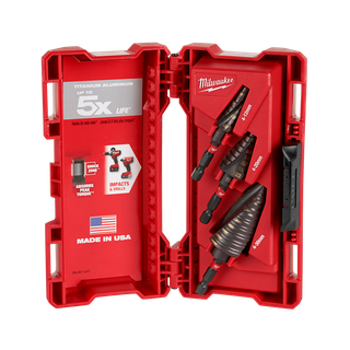 Milwaukee - SHOCKWAVE Metric Step Bit Set