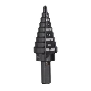 Milwaukee - 9 Hole Metric Step Drill Bit 4mm-20mm