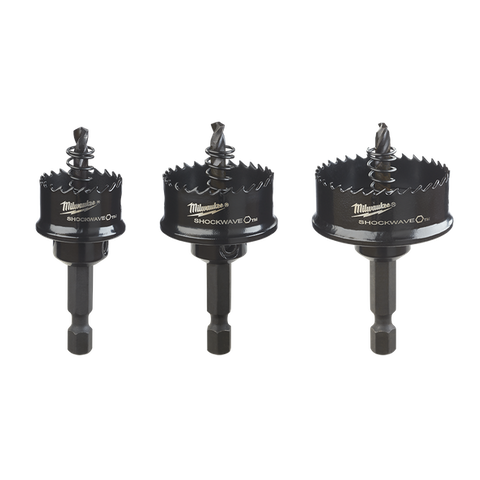 Milwaukee - 3PC KIT THIN WALL HOLESAW 22mm 29mm 35mm