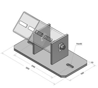 MODFRAME 100 Horizontal Hinged Bracket