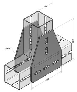 MODFRAME 100 T Plate (Use in Pairs)