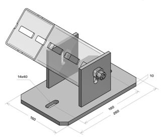 MODFRAME 100 Vertical Hinged Bracket