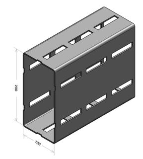 MODFRAME 200x5 HDG 6 Metre Length